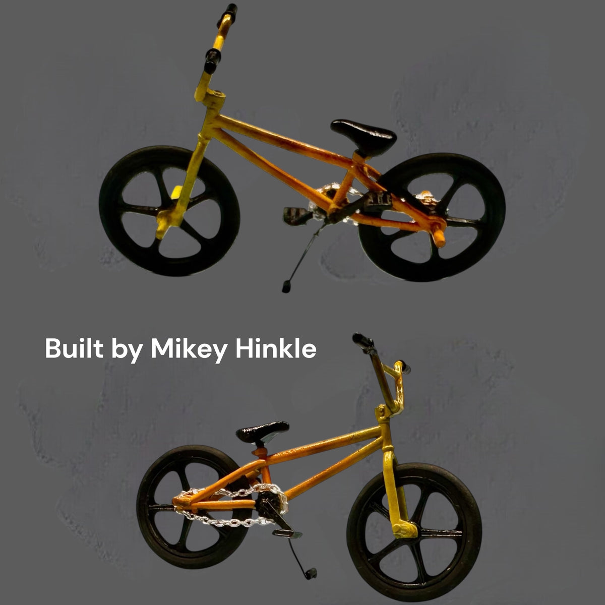 Custom BMX Bike Bicycle w/ Moto Mag Wheels for Diorama Display 1/24 1/25
