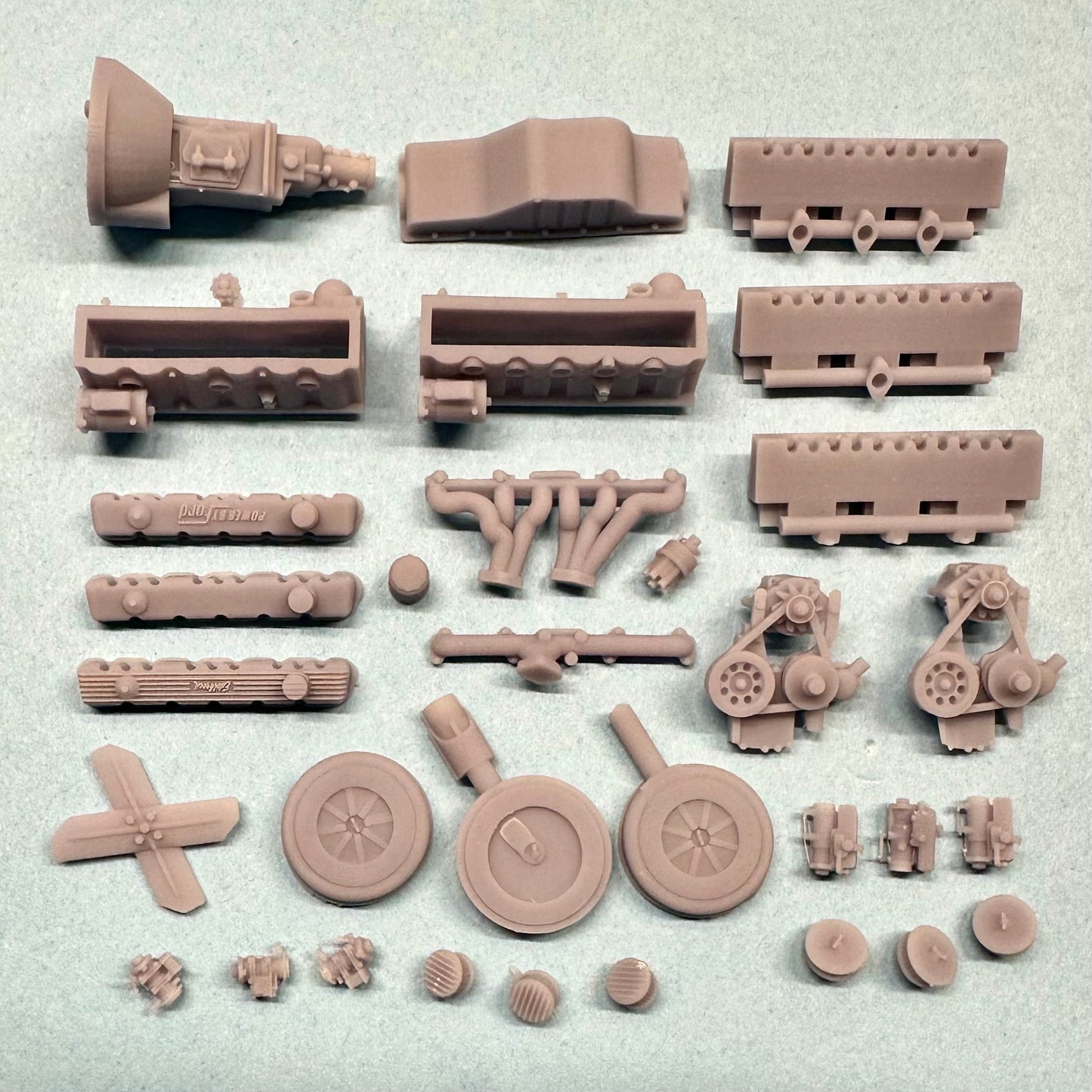 Ford 170 270 Straight Six 4 in 1 Engine 1/25