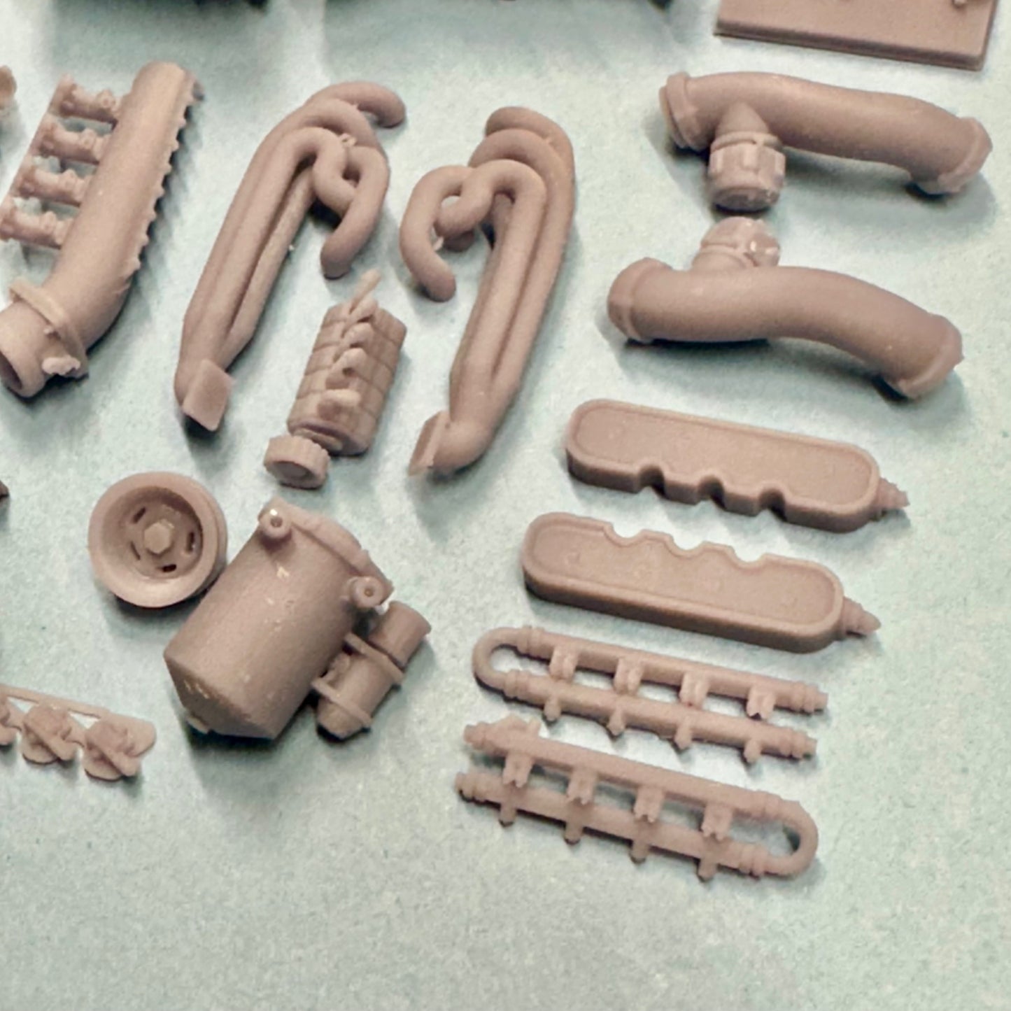 V4 LS Twin Turbo Engine 1/25