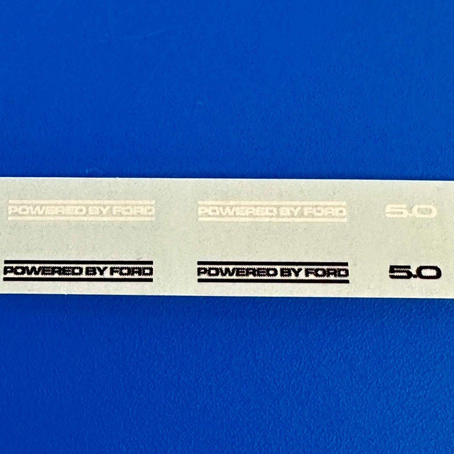 Powered by Ford 5.0 Decals for Engine Covers 1/24 1/25