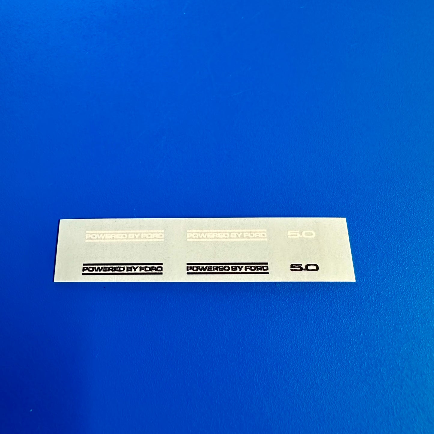 Powered by Ford 5.0 Decals for Engine Covers 1/24 1/25