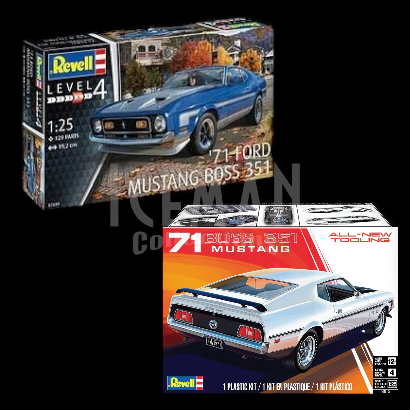 1971 Mustang Boss 351 WB Wide Body Kit 1/25