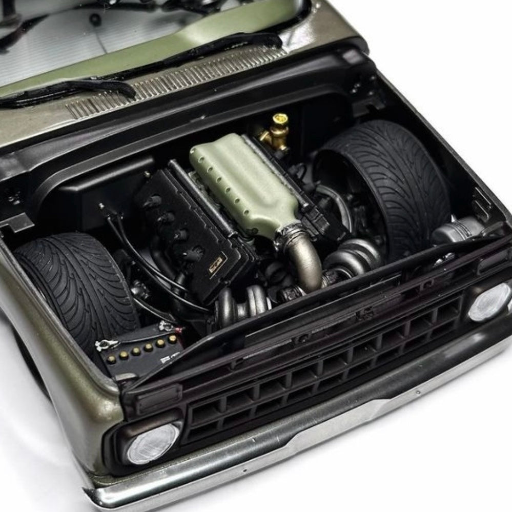 Ford Billet Coyote Twin Turbo Engine 1/25