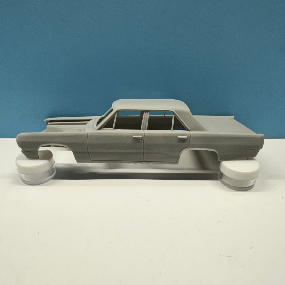 1970 Plymouth Valiant 4 Dr 3D Printed Resin Model Kit KED