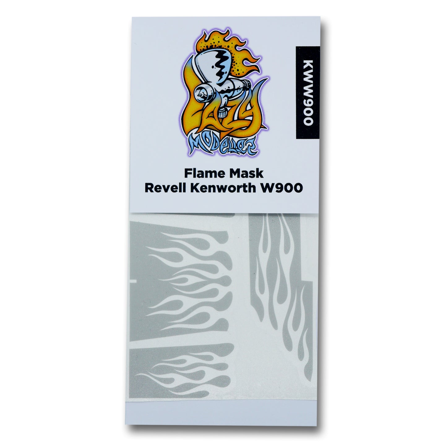 6. Flame Mask for Revell Kenworth W900 1/24 1/25