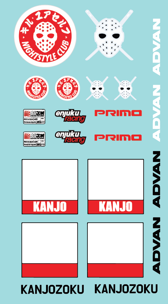 Osaka Decal Set 1/24 1/25