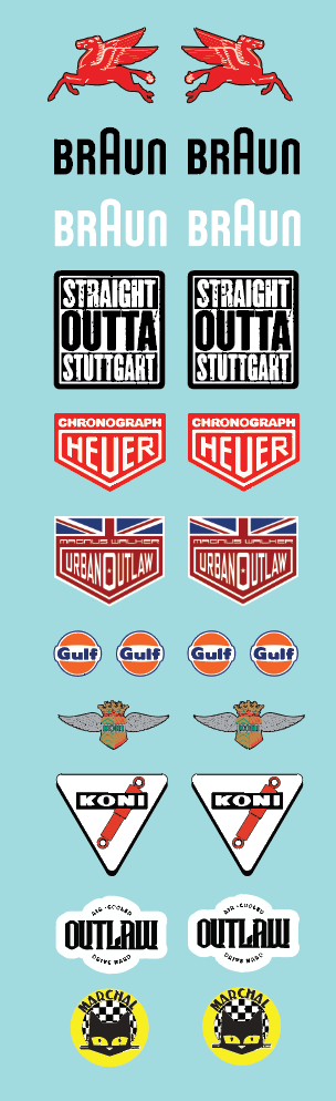 Stuttgart Decal Set 1/24 1/25