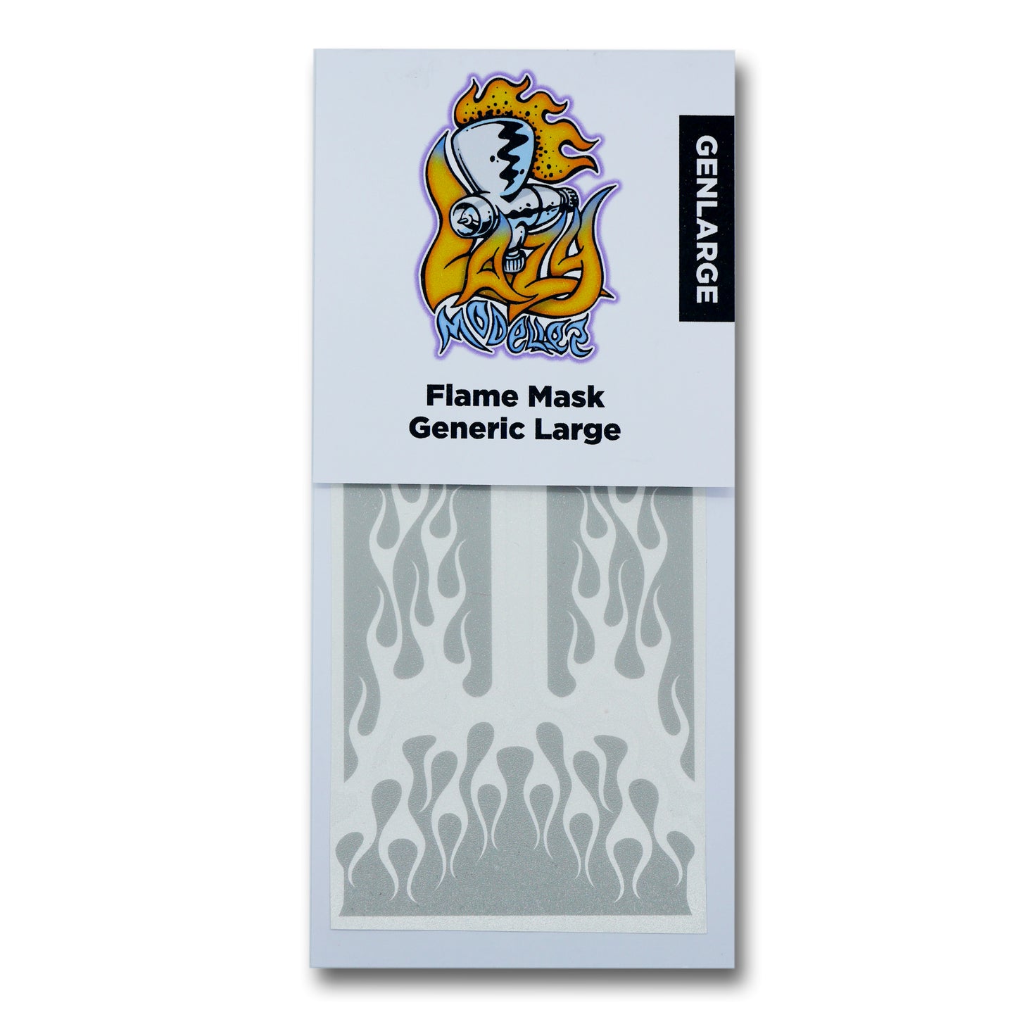 5. Flame Mask Generic for Large Cars 1/24 1/25