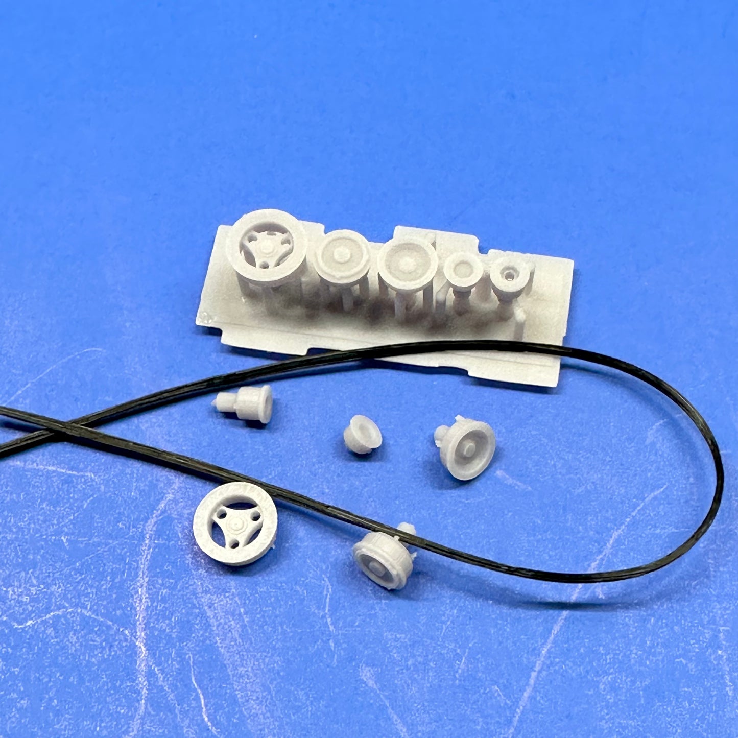 Pulley Generic Set w/ Belt Material 1/24 1/25