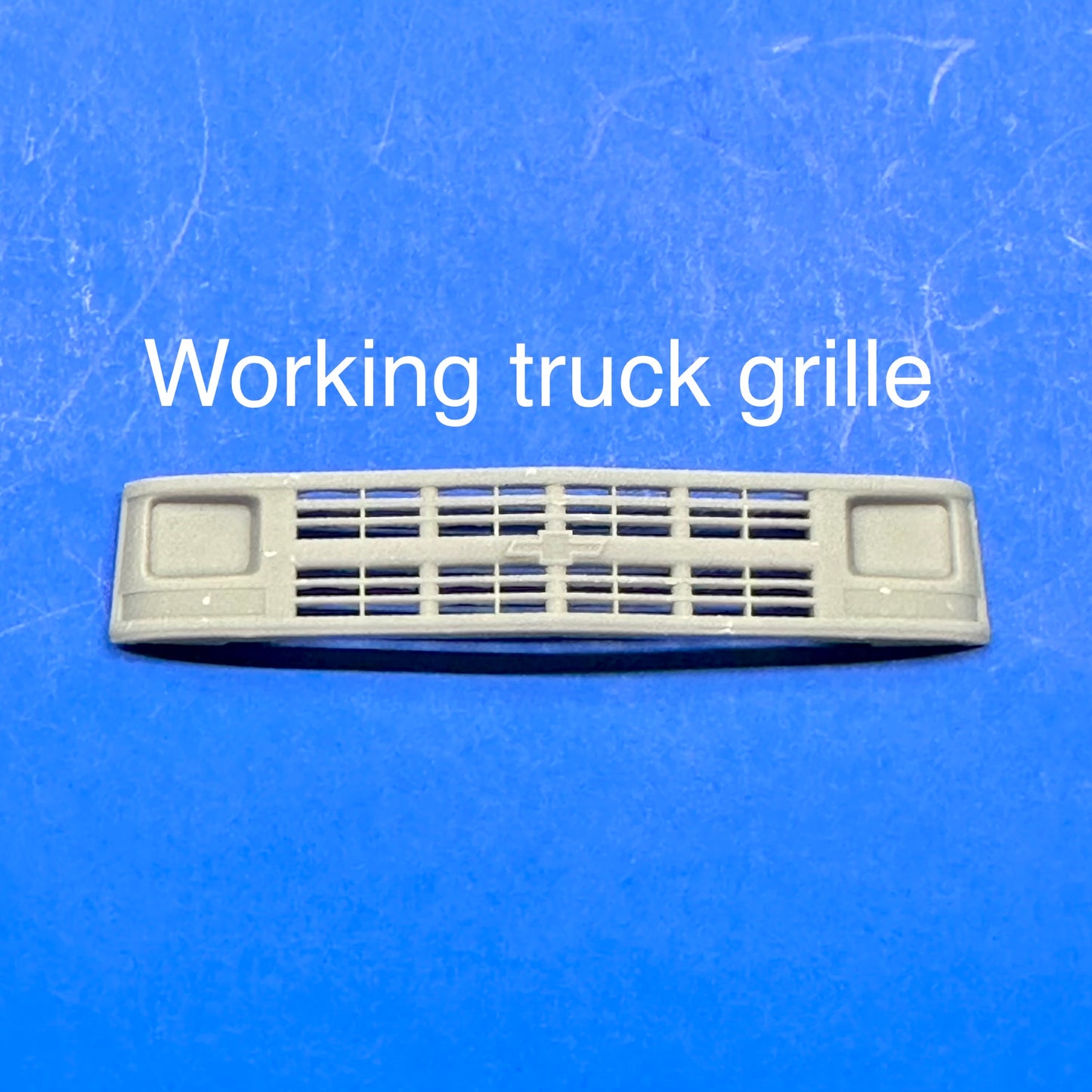 OBS Custom Grille for Silverado Dually Kits - Bar, Working Truck, Phantom 1/25