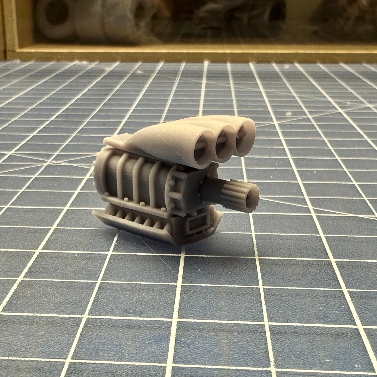 Blower Supercharger Injector intake Hat Round Top Fuel Pro Mod Car 1/24 1/25
