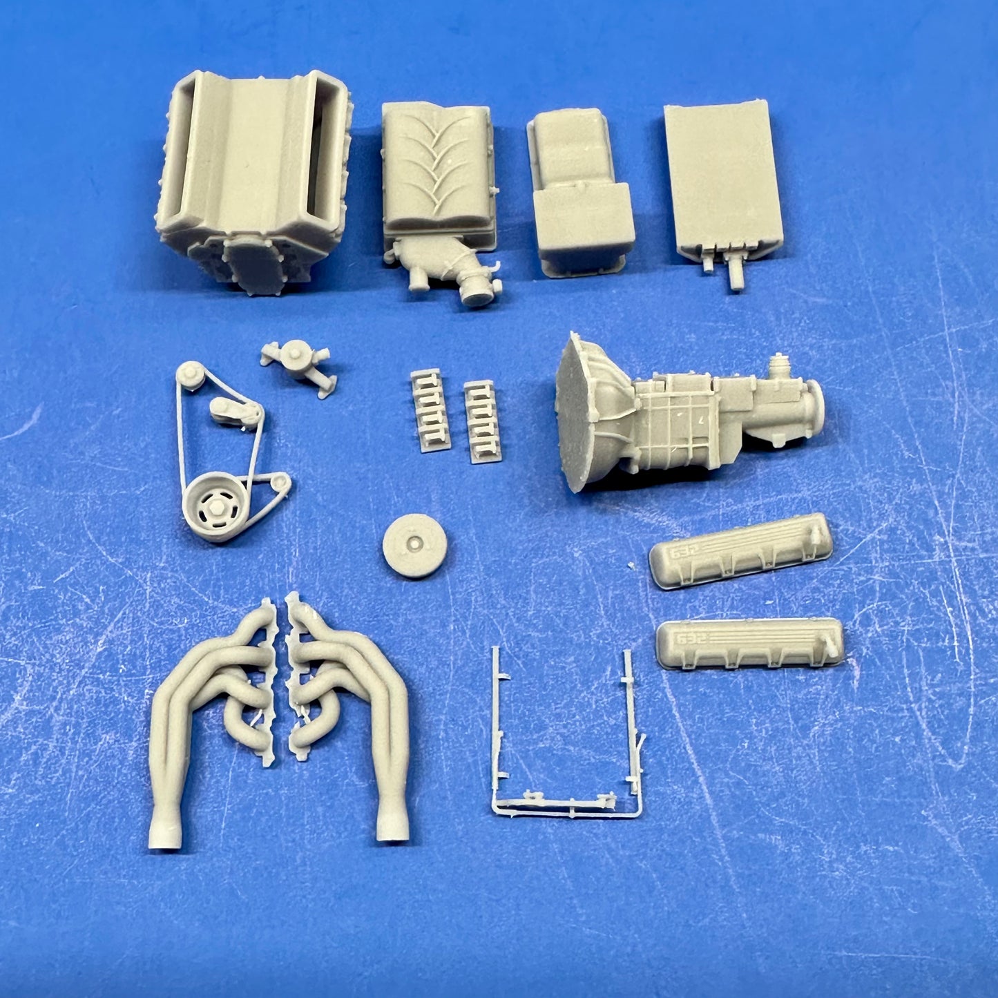 Chevy 632 Supercharged Big Block BBC Engine 1/25