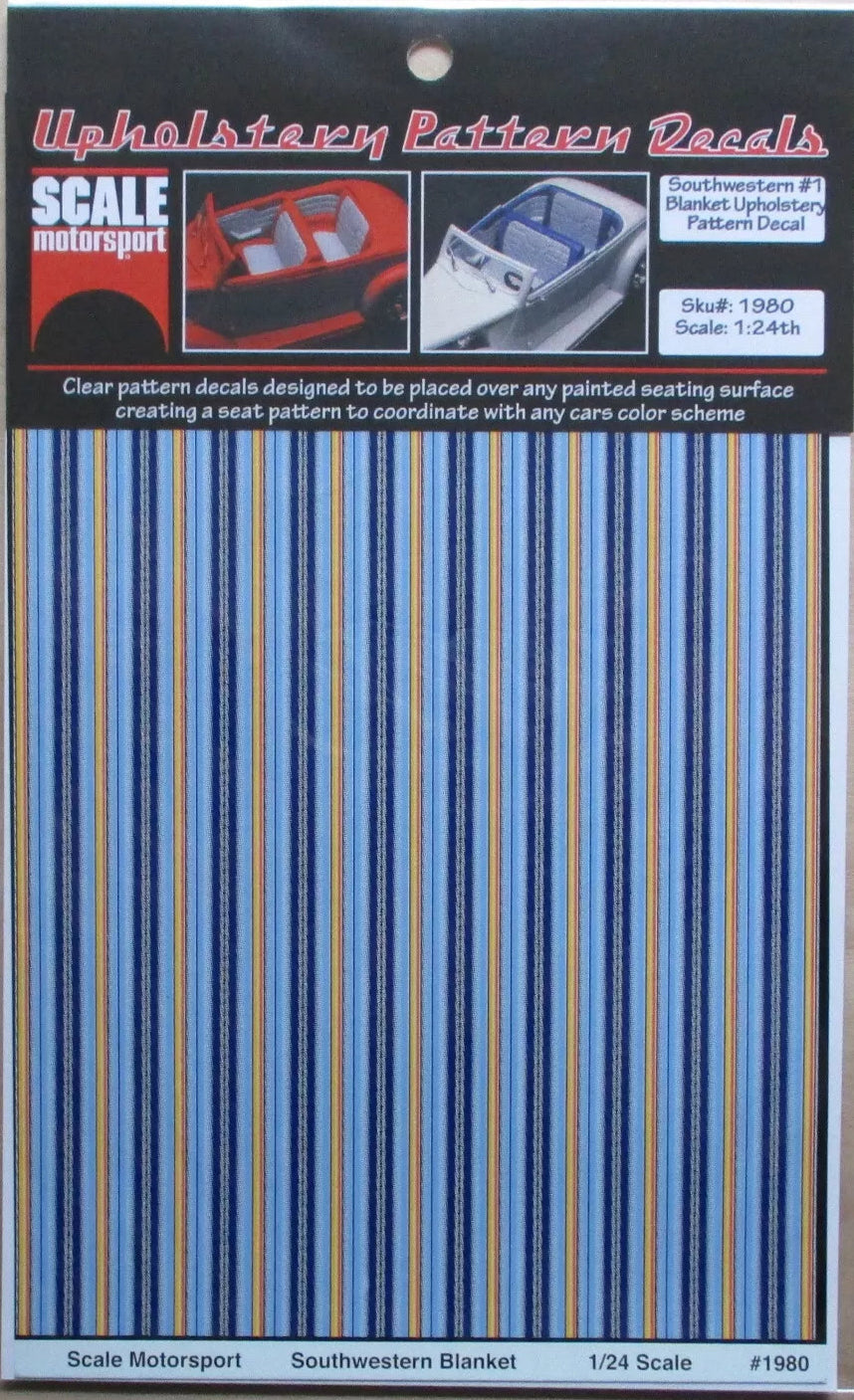 Southwest Blanket #1 Upholstery Decal Sku# 1980