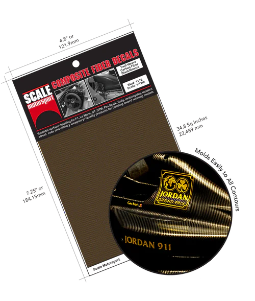 Carbon Fiber Twill Weave Black/Bronze SKU# 1124
