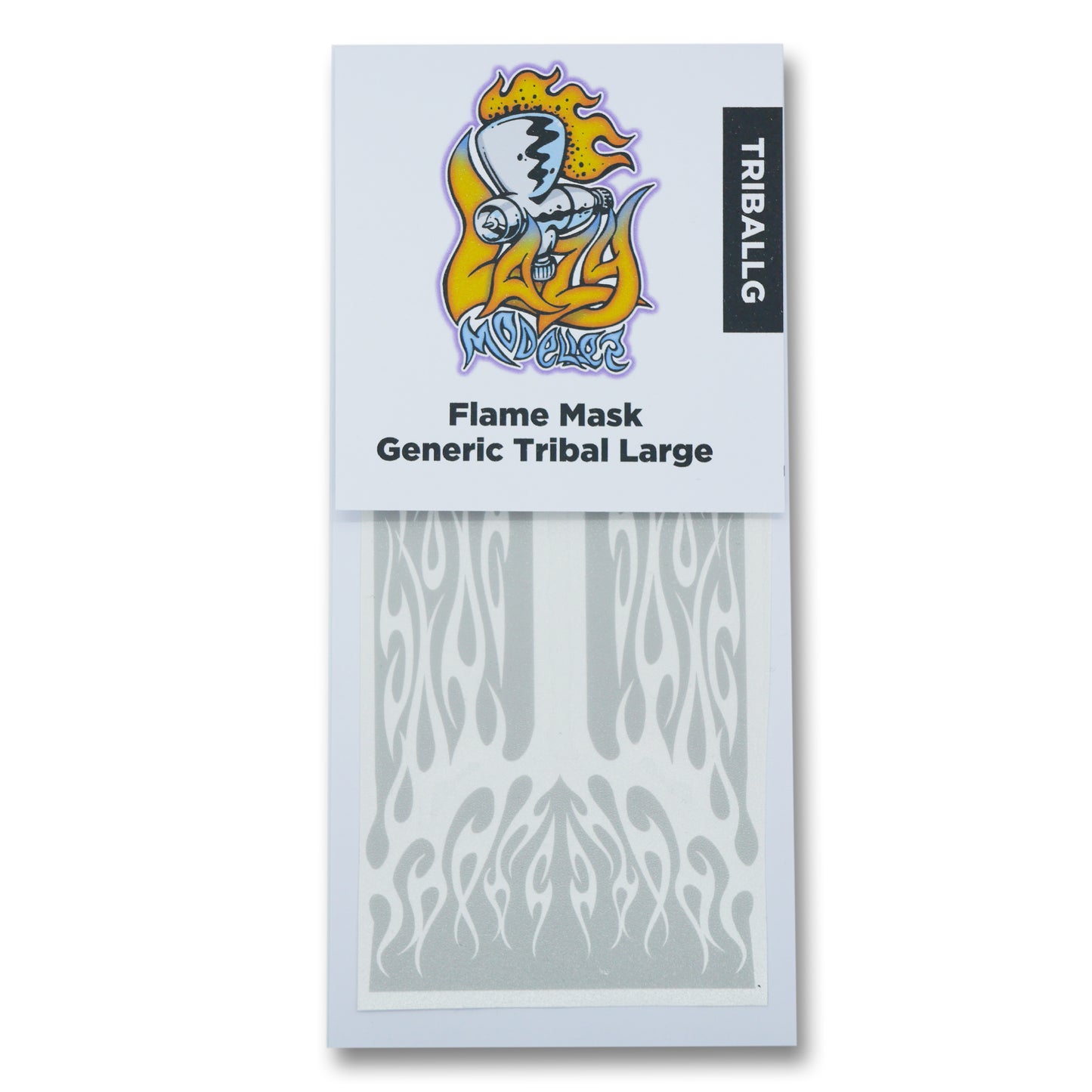 2. Tribal Flame Mask Generic for Large Cars 1/24 1/25
