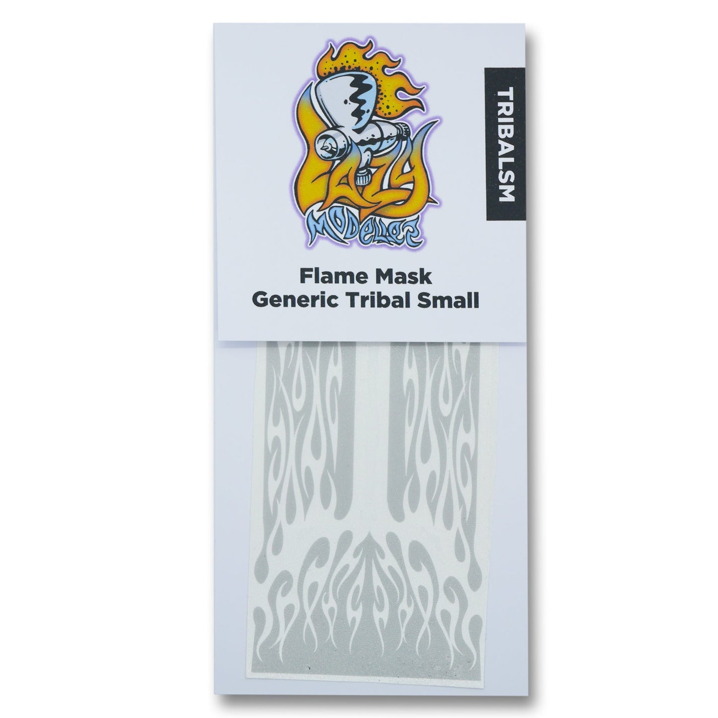 1. Tribal Flame Mask Generic for Small Cars 1/24 1/25