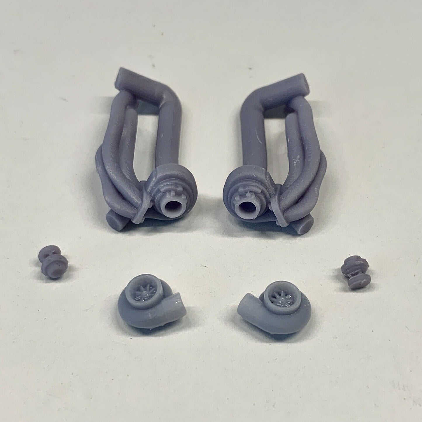 Universal Generic Headers Exhaust Manifold w/ Separate Turbo Kit 1/24 1/25