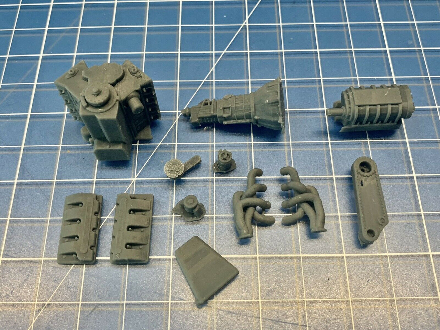 Ford Boss Nine 429 Blown Supercharged w/ Hat 1/25