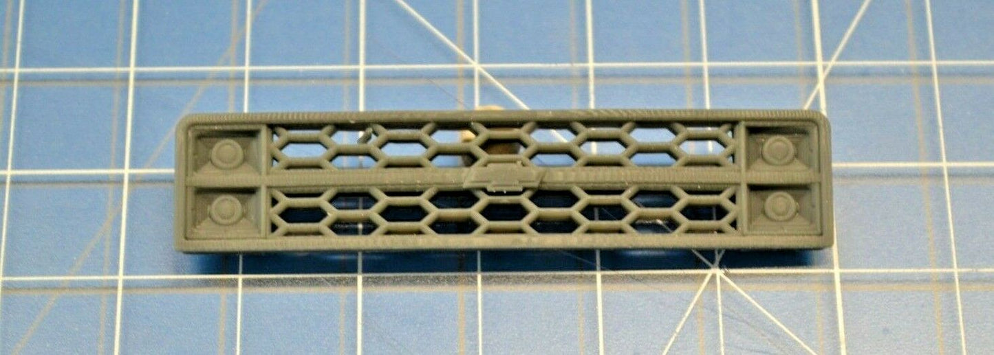 4 Custom Chevy GMC Grille 1980s C10 Honeycomb 1/25