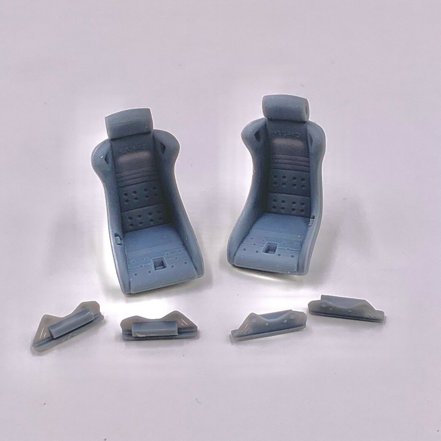 Set of Recaro Race Seats for any Model Kit 1/24 1/25