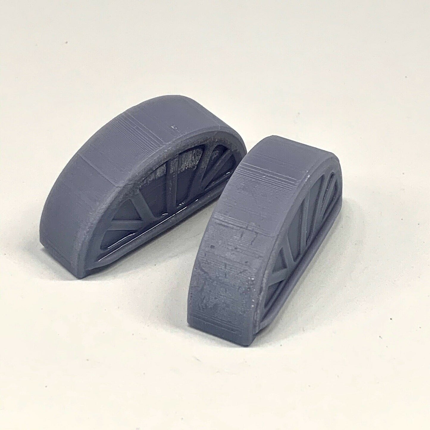 Set of Rear Wheel Tubs Fenders for Truck Pickup Custom Slammed 1/24 1/25