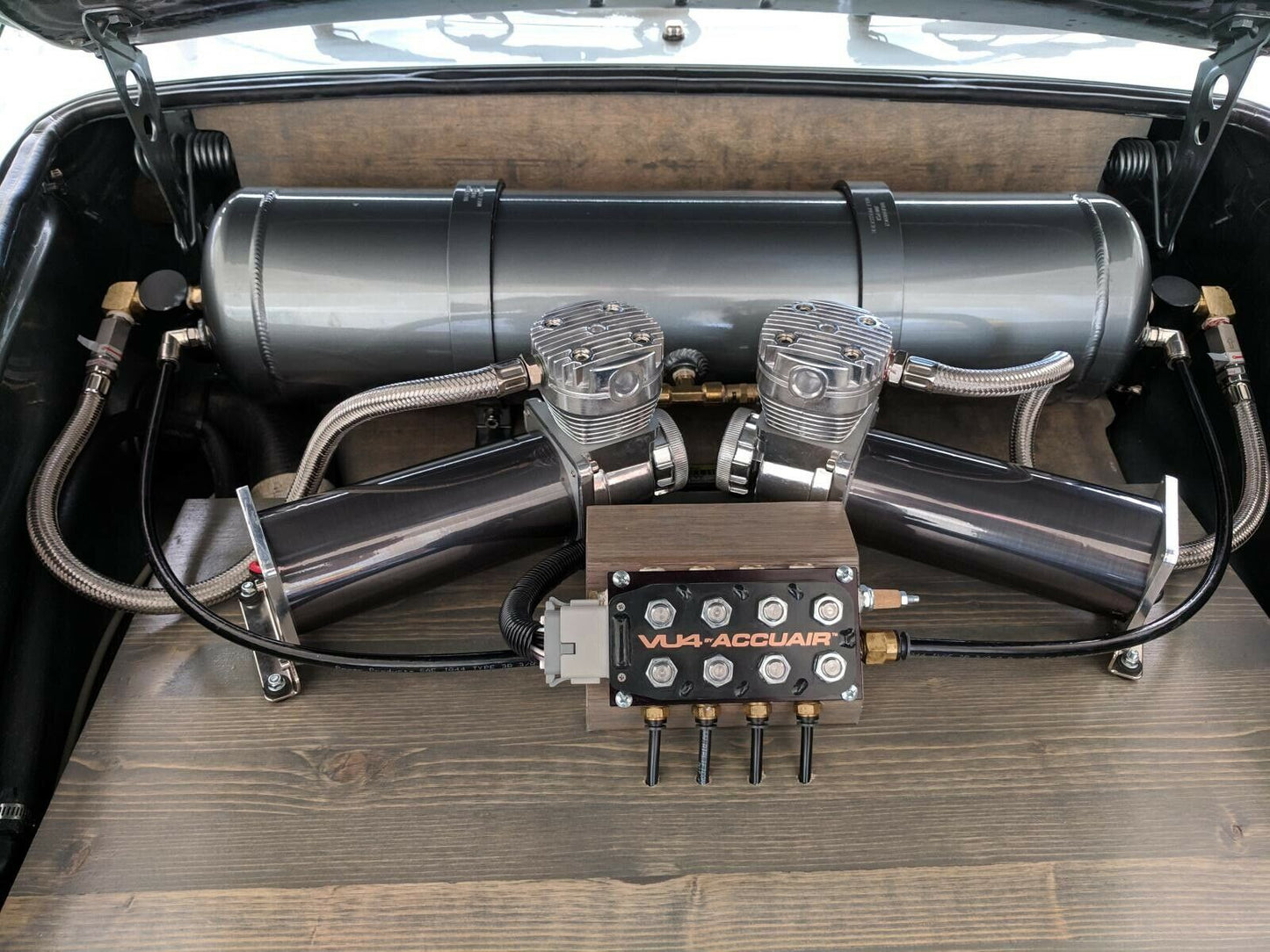 Viair Compressors w/ Accu Air Tank for Bagged Lowered Dropped Slammed Builds 1/24 1/25