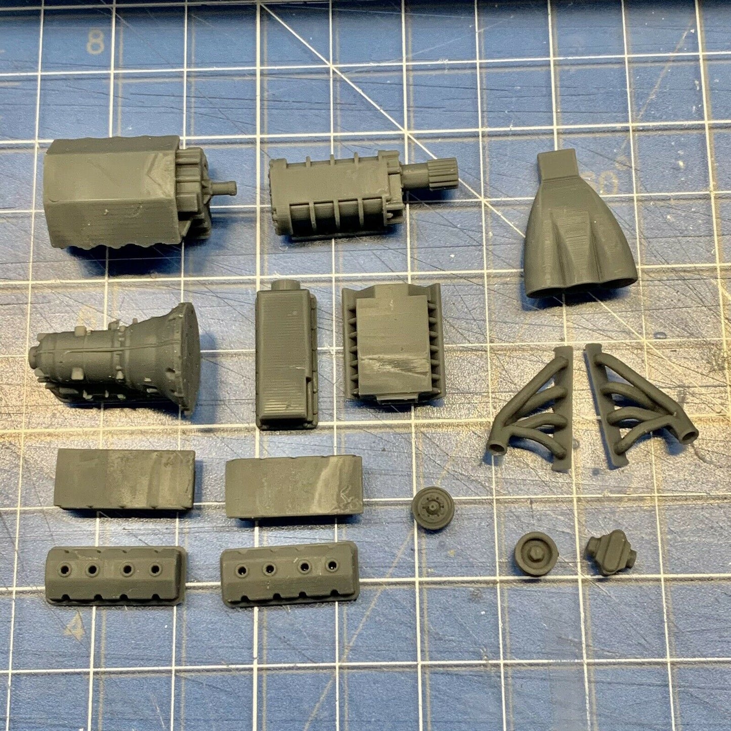 Hemi Blown Supercharged Engine 1/25