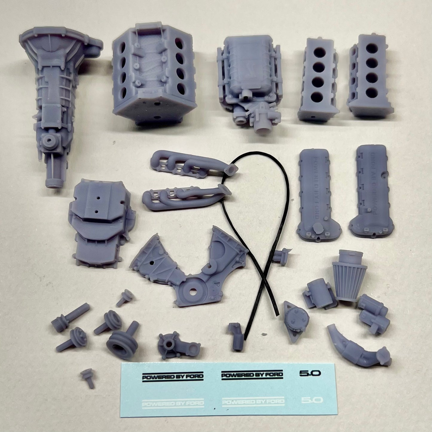 Ford Predator V8 Supercharger Engine 1/25