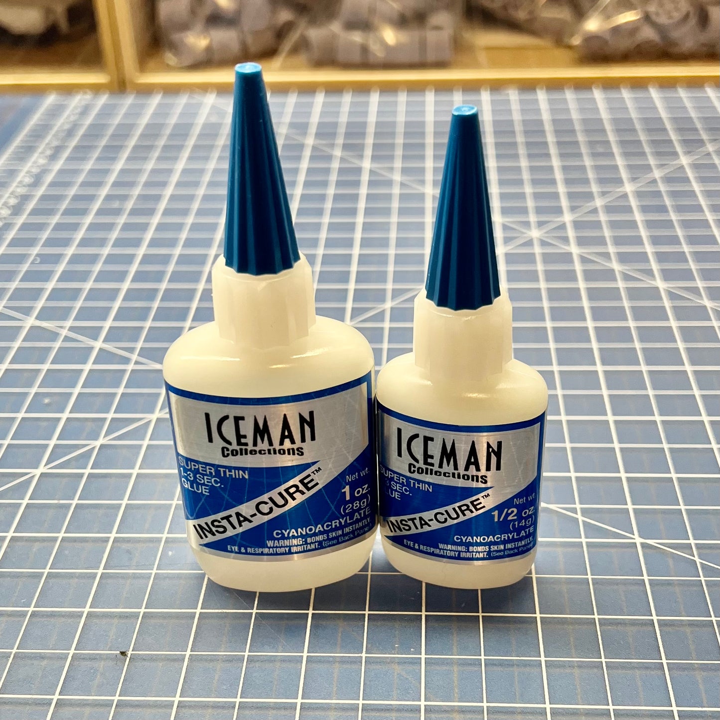 (Blue) Insta-Cure Super Glue, CA Super Thin Adhesive BSI