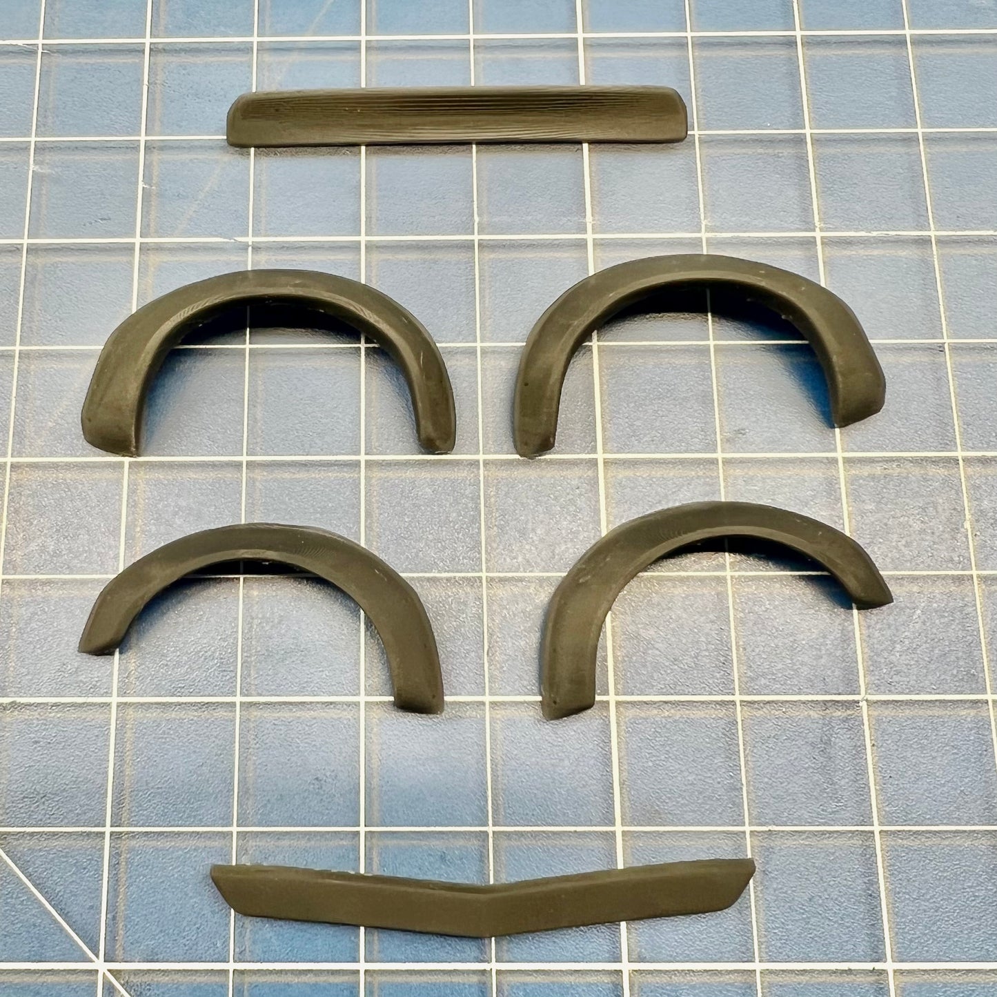 1967 Camaro Wide Body Kit - Fenders, Spoiler, & Lip 1/24 1/25