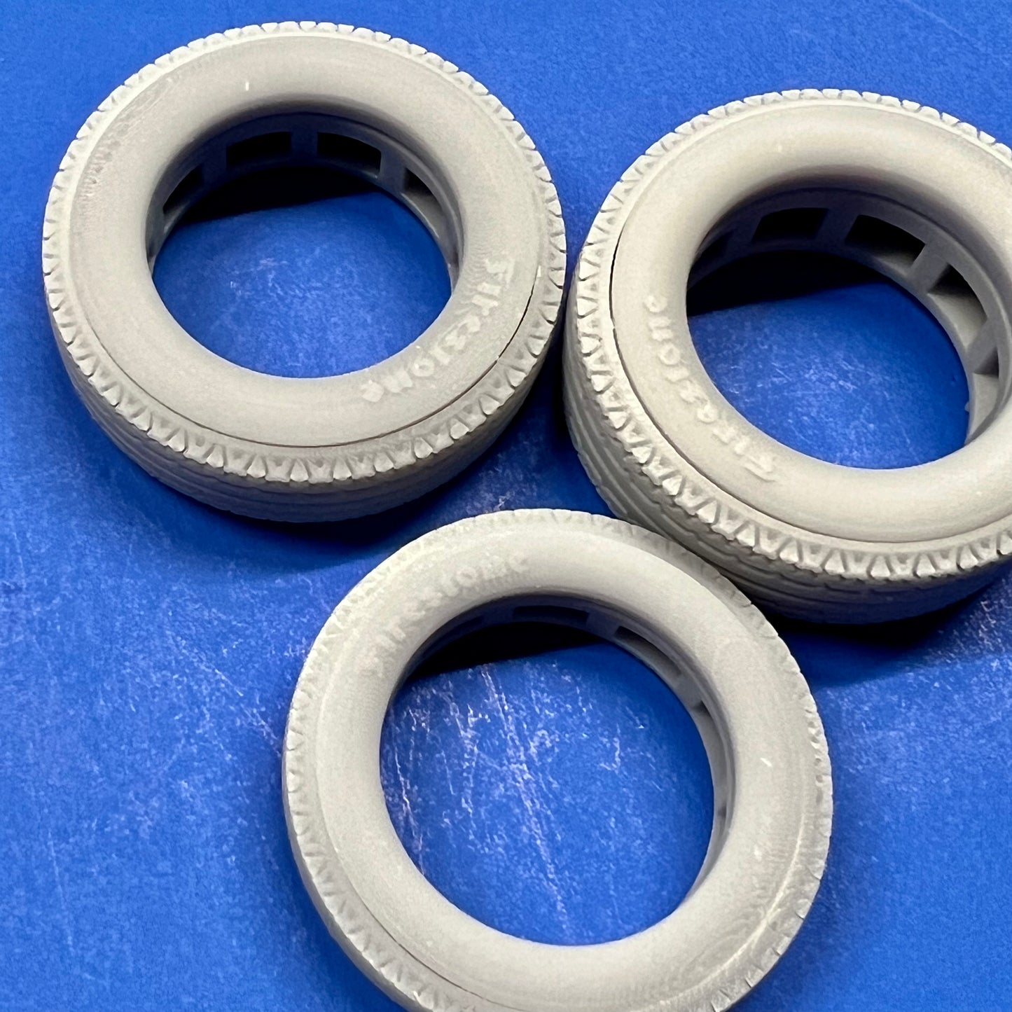 Artillery Wheels w/ Vintage Firestone Tires 1/25 1/24 - SOLD IN PAIRS