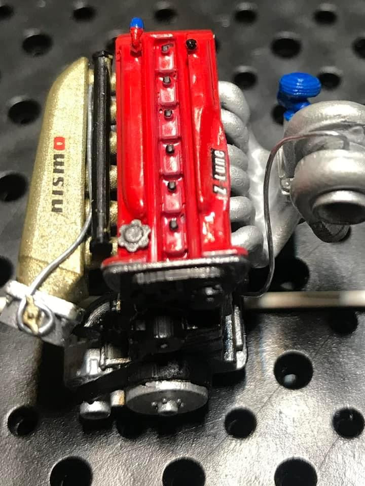 Nissan RB26 Stock or Turbo Engine 1/24 1/25