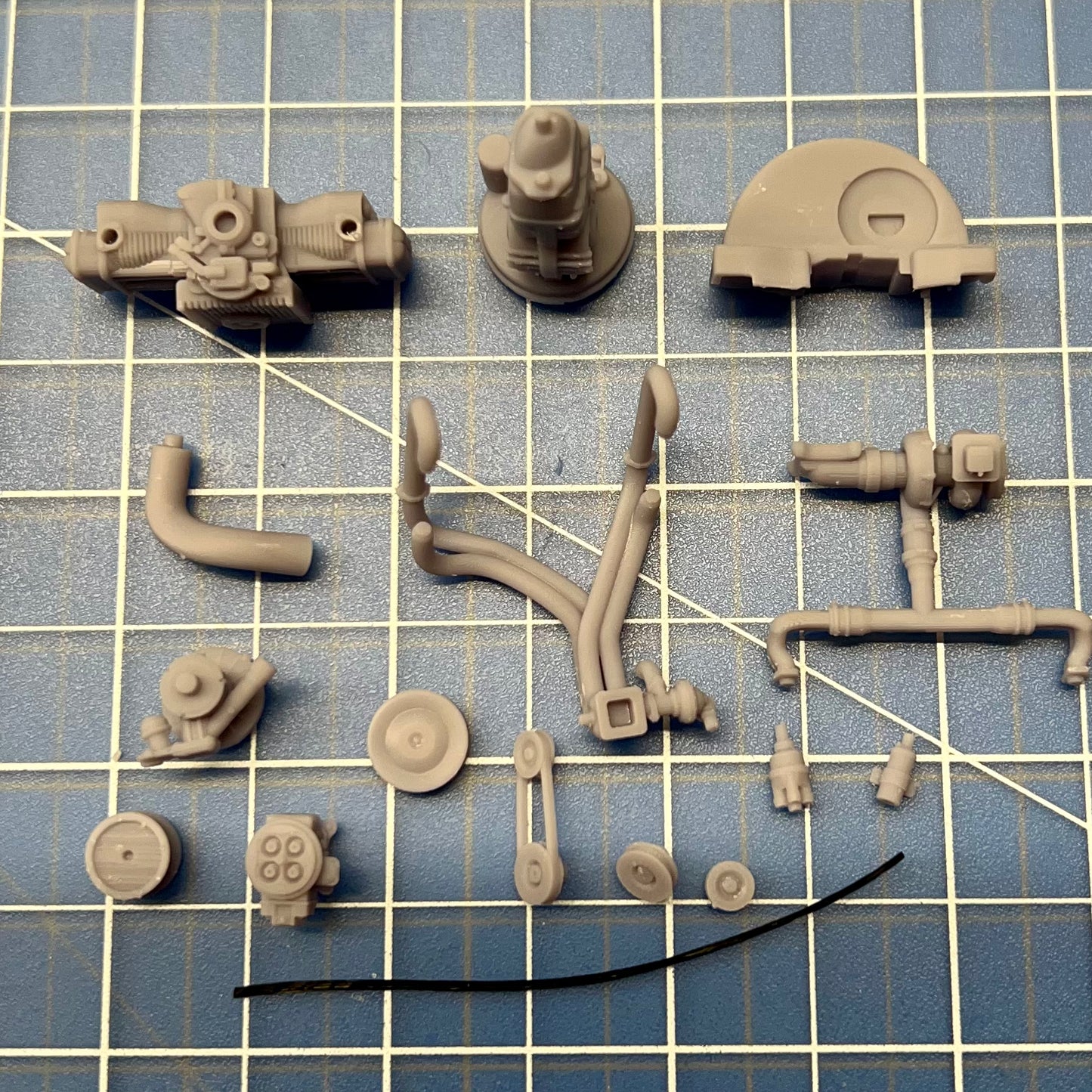 Flat 4 Pro Turbo Engine Porsche Boxer VW 1/24