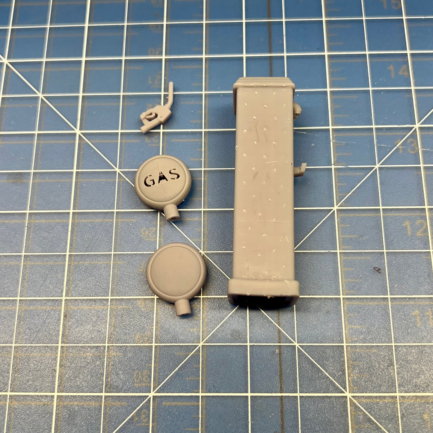 Vintage Gas Pump Retro for Diorama 1/24 1/25