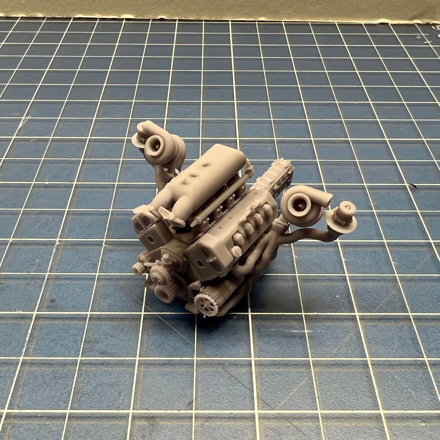 Custom Mercedes C9 Twin Turbo V8 Engine 1/24 1/25