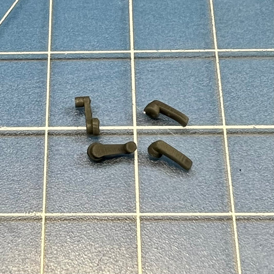 4 Pc Interior Window Cranks Door Handles Set  1/24 1/25