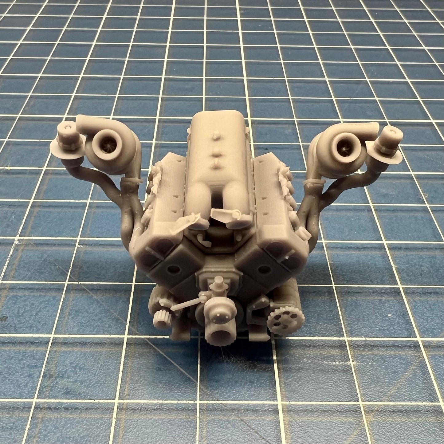 Custom Mercedes C9 Twin Turbo V8 Engine 1/24 1/25