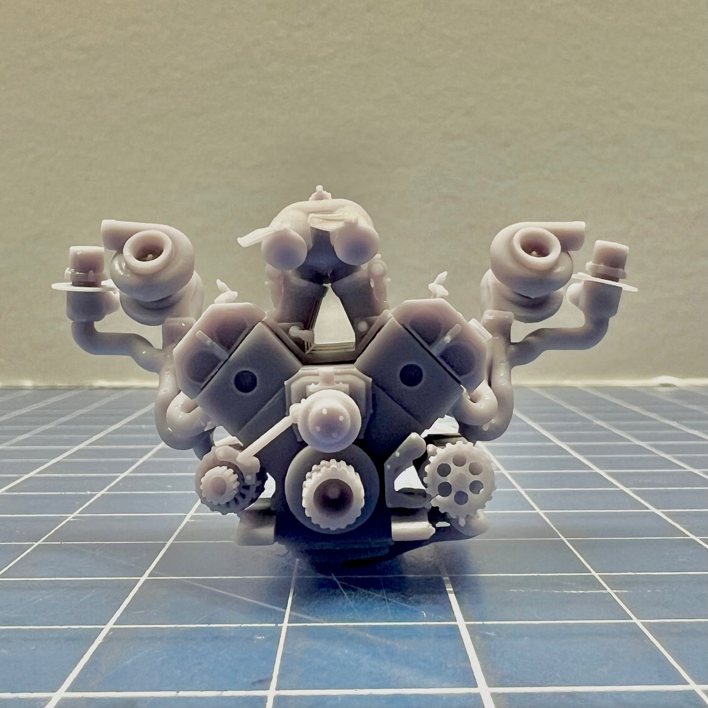 Custom Mercedes C9 Twin Turbo V8 Engine 1/24 1/25