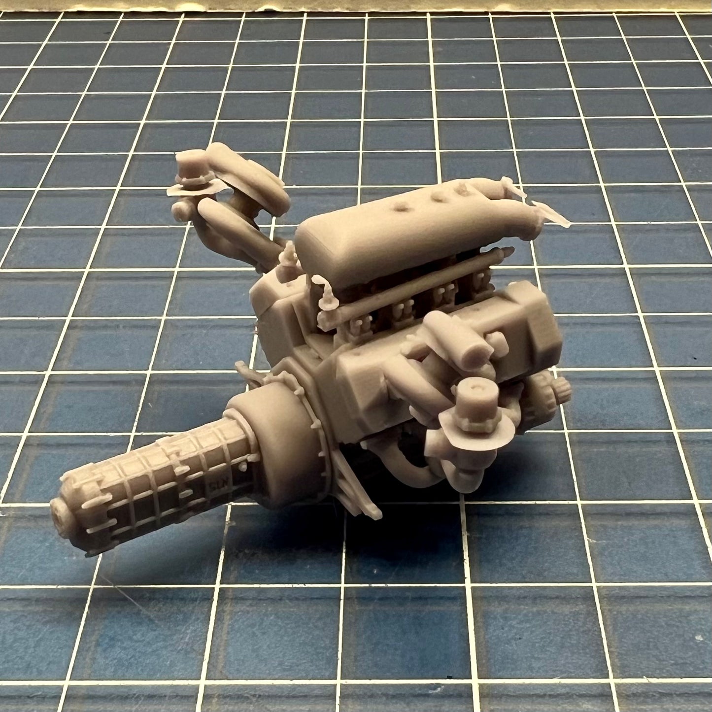 Custom Mercedes C9 Twin Turbo V8 Engine 1/24 1/25