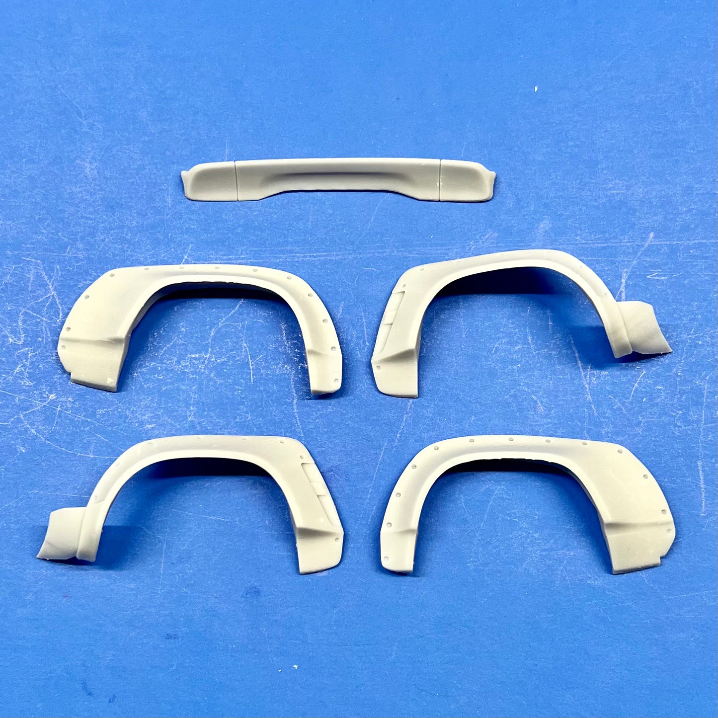 1970 Ford Mustang Wide Body Kit - Fenders & Spoiler 1/24
