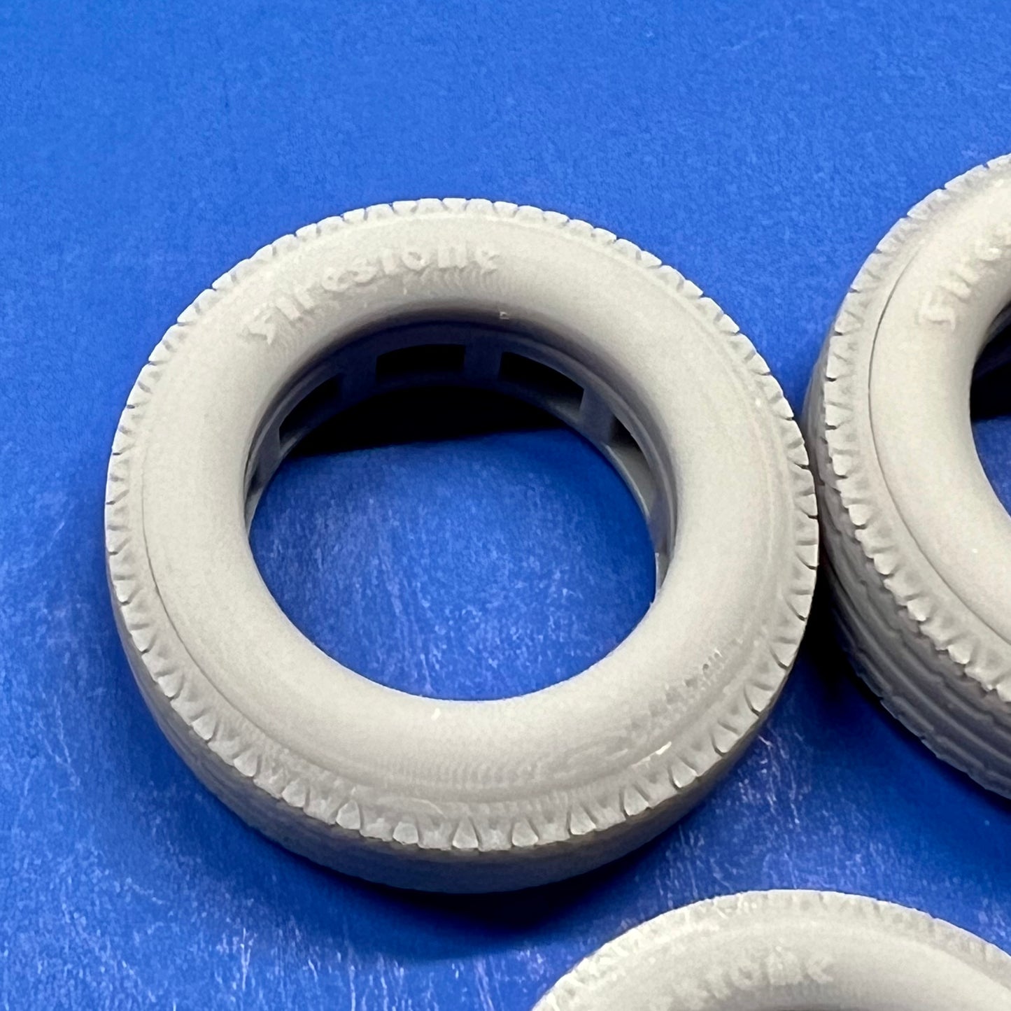 Artillery Wheels w/ Vintage Firestone Tires 1/25 1/24 - SOLD IN PAIRS