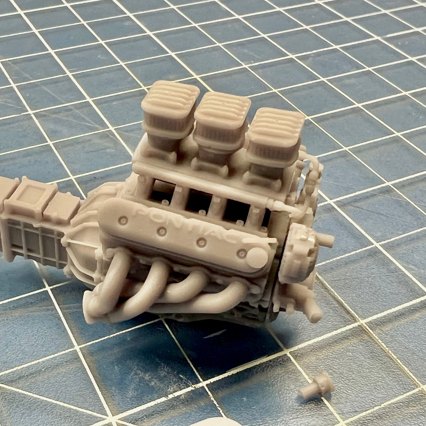 Pontiac Tri-Power Engine w/ Holley EFI intake (LS based) 1/24 1/25