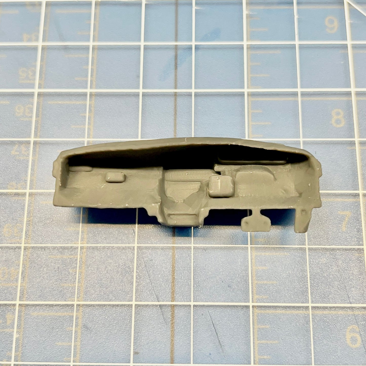 Plain/Blank LHD Dashboard for Aoshima Toyota Pickups 1/24
