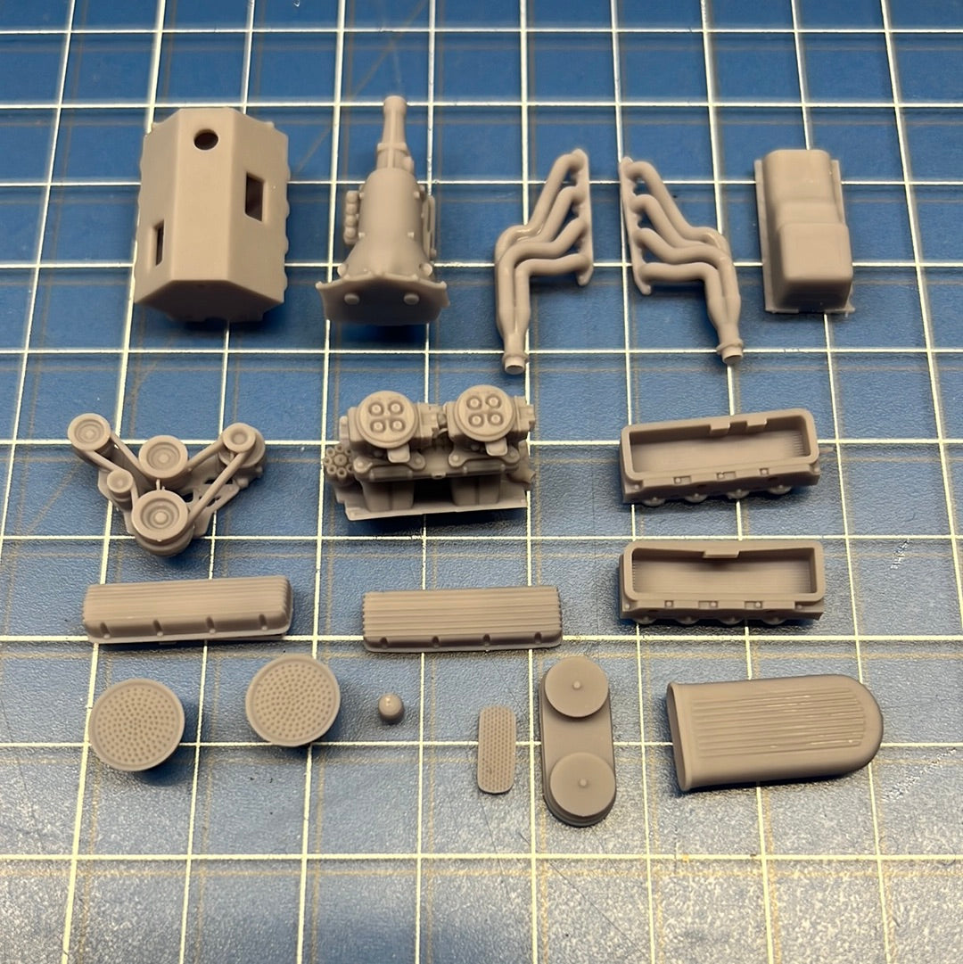 Chevy 572 Tunnel Ram Engine BB 1/24 1/25
