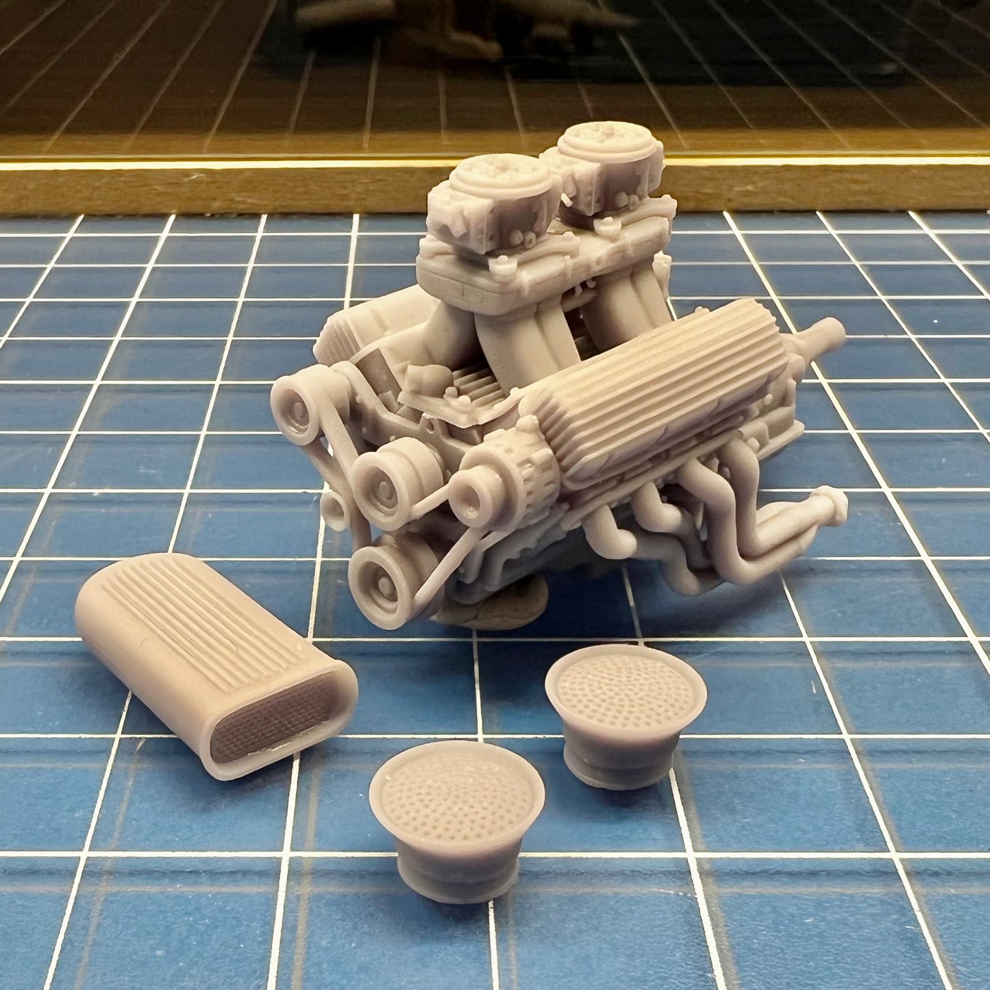 Chevy 572 Tunnel Ram Engine BB 1/24 1/25