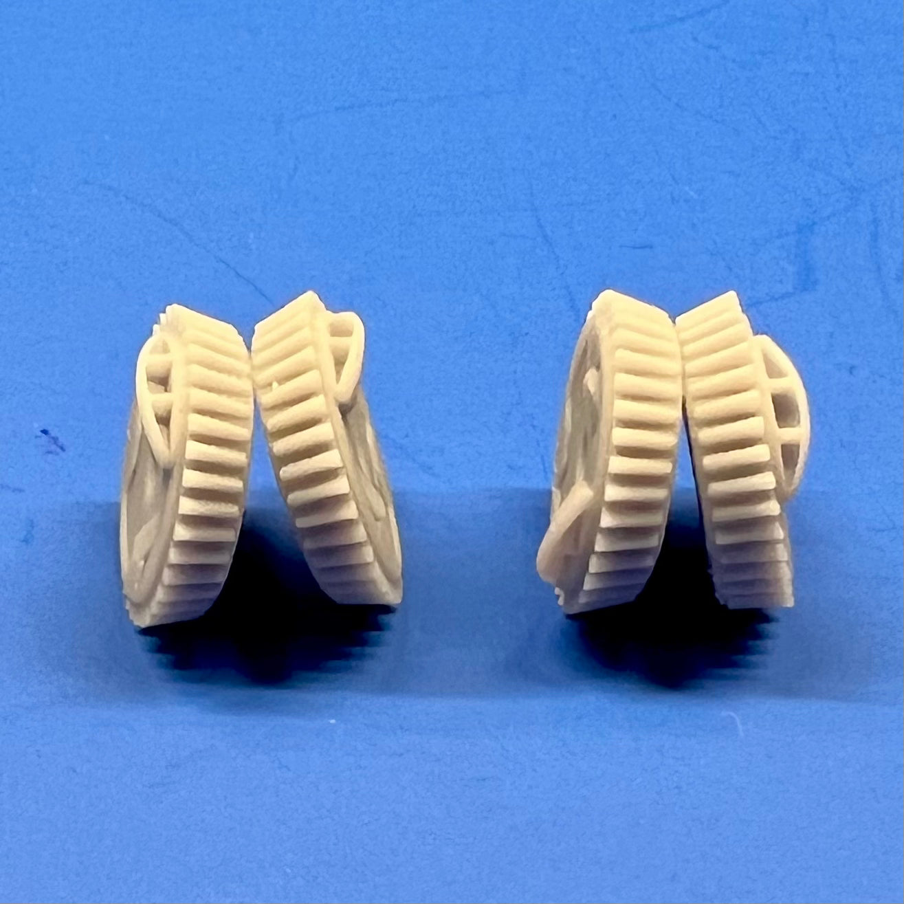 V6 Buick Style Finned Disc Brakes Covers Set 1/24 1/25