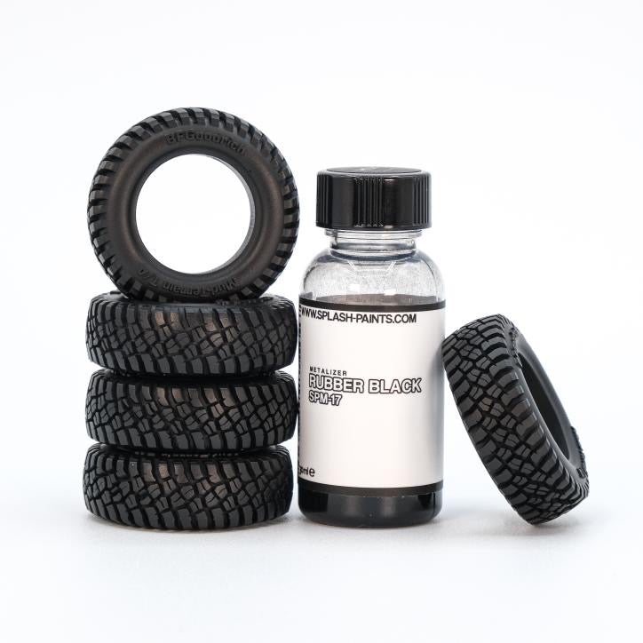 Rubber Black Paint by Splash Paints