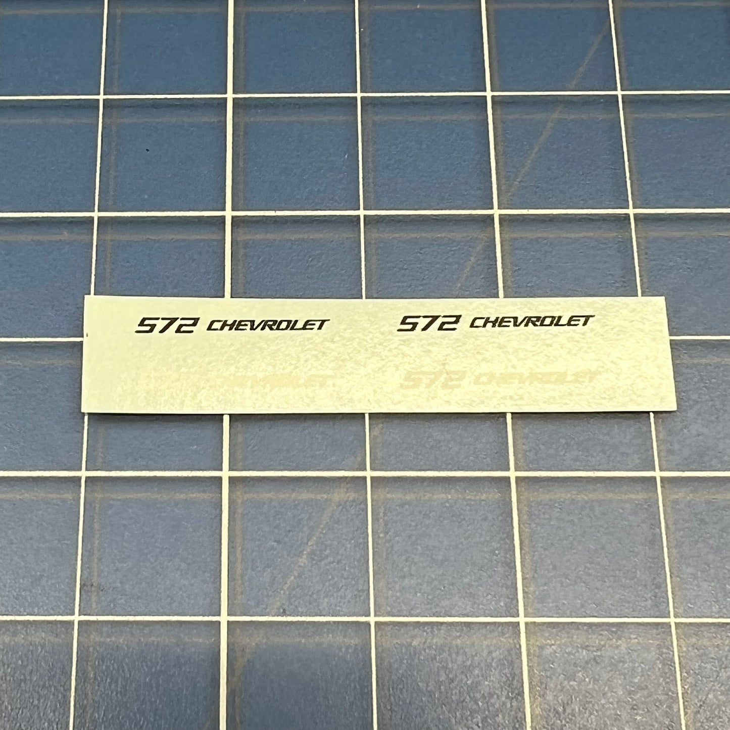Set of Chevy 572 Decals for Engine Covers 1/24 1/25