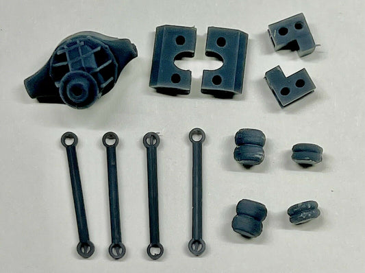 4 Link Rear Suspension Dropped Custom Pro Touring w/ Ford 9 Axle 1/24 1/25