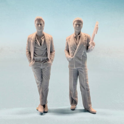 Miami Vice Figure Set for Diorama 1/24 1/25